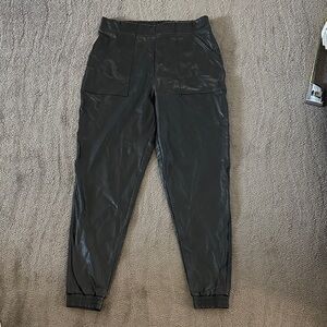 SPANX Black Moto Faux Leather Pants